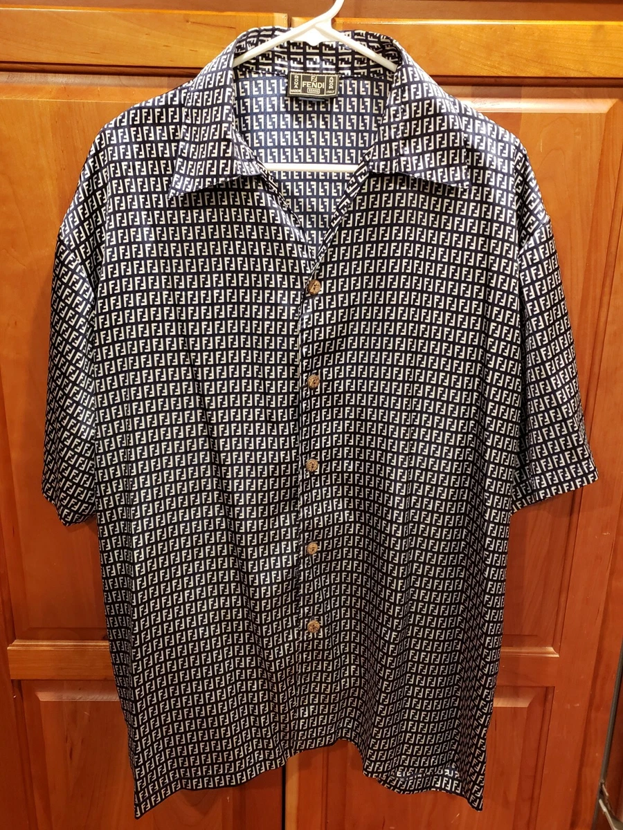 Fendi all cheap over print shirt