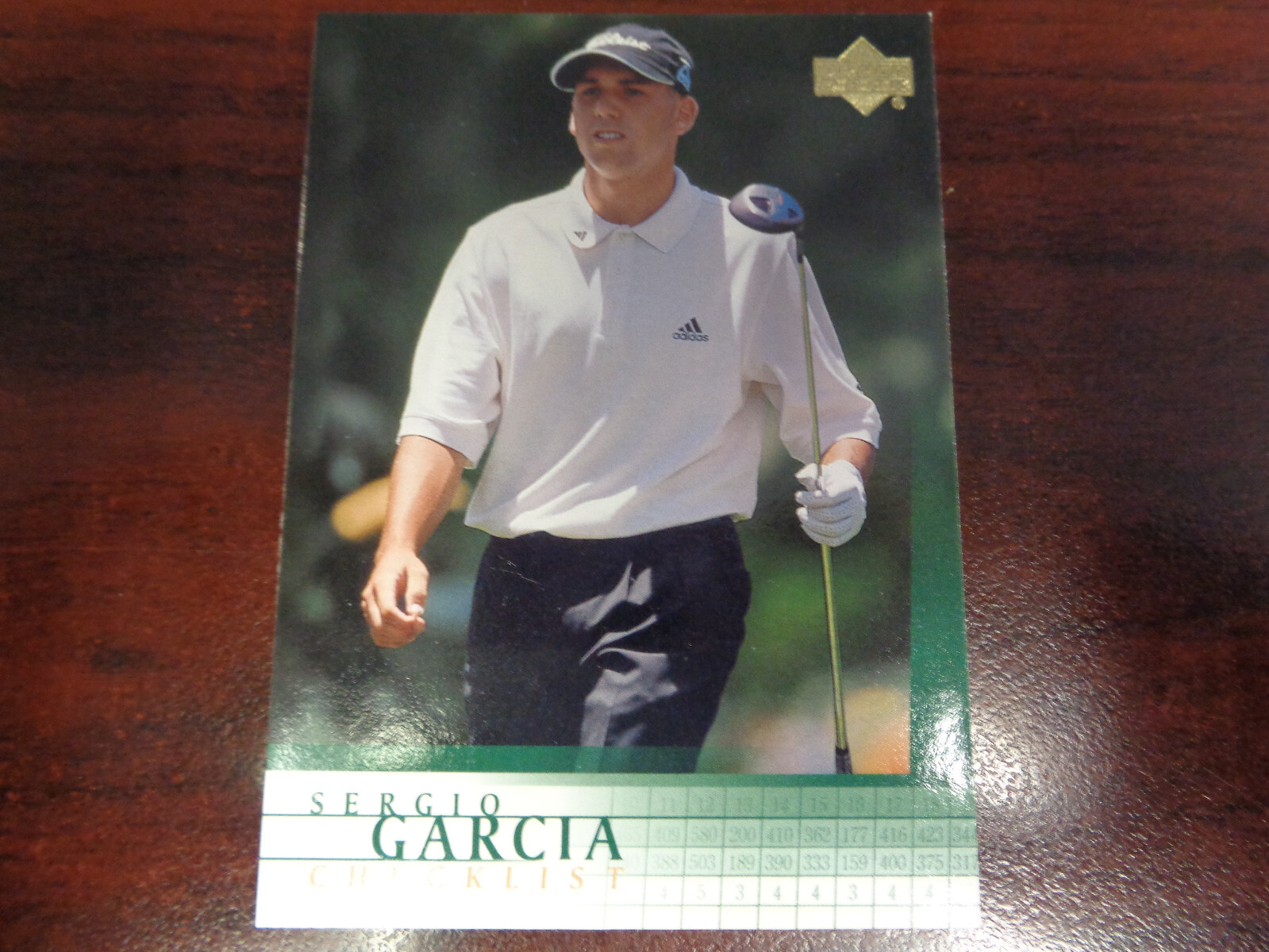 2001 Upper Deck Sergio Garcia #197 Checklist ROOKIE CARD
