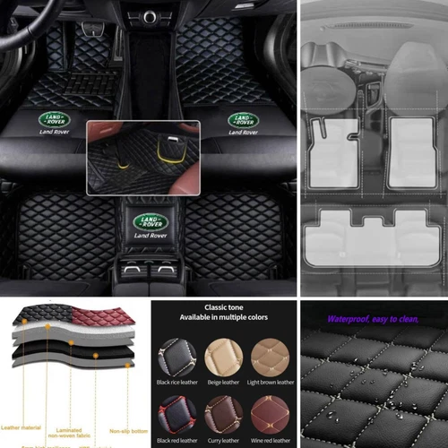 For Land Rover Range Rover Car Floor Mats Custom All Weather Waterproof Carpets - Bild 28 von 37