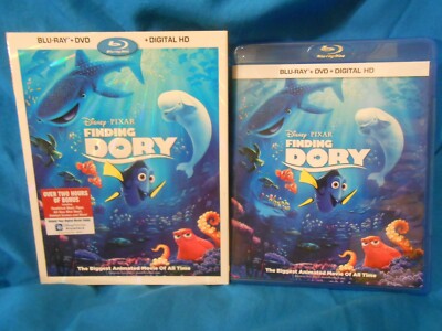 Brand New Sealed Finding Dory (Blu-ray/DVD/Digital, 2016) With Slipcover