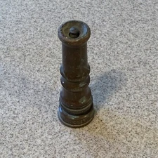 Vintage Bronze Water Nozzle USA - ALLEN CO. Justrite Nozzle