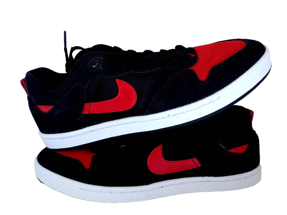 Nike Men\'s SB Alleyoop Skate Shoes Black University red White Sizes NIB Amazon.com | Nike SB Alleyoop  main image 3