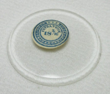 EXTRA THICK GLASS POCKET WATCH CRYSTAL LIGNE SIZE 18 3/16 WATCHMAKER PART D18