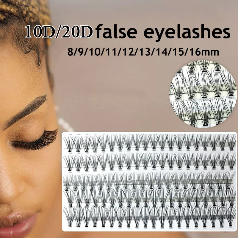 100 Clusters Fake Eye Lashes False Eyelashes Individual Lash Eyelash Extension