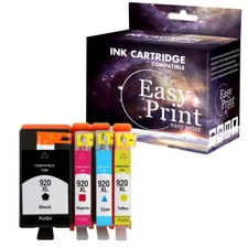 4PK 920XL Ink Cartridge replace for HP Wireless E609a 7500A Officejet 6000 6500