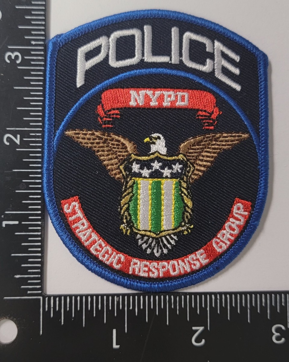 NYPD STRATEGIC RESPONSE GROUP 1 パッチセット NYPD STRATEGIC RESPONSE GROUP CLOTH PATCH | eBay