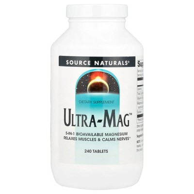 2 X Source Naturals, Ultra-Mag�, 240 Tablets