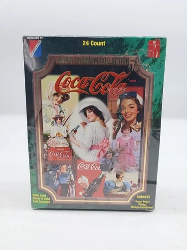 Coca-Cola “Super Premium Collection” By Collector-a- Card-Sealed Box- Vintage