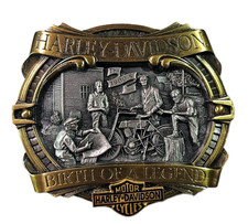 Harley Davidson Birth of Legend Belt Buckle New Limited Rare Vintage 90s NOS
