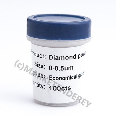 100ct. scharfkantiges Diamantpulver EDM Polierpulver, Nagelneu! (GP 0,29 /ct.)