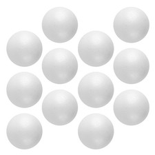 12 Pcs Palline Polisterolo Palle Polistirolo Bianche Artigianato Schiuma
