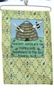 Vintage 12x18 wall hanger named “Honeycomb” with this verse on it — photo 1