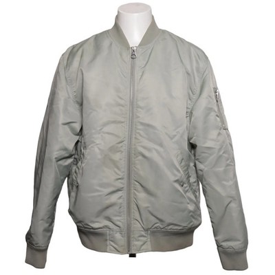 H&M Man, Bomberjacke, Herren, Größe: L, Grün, Polyamid/Polyester, Einfarbig #kDK