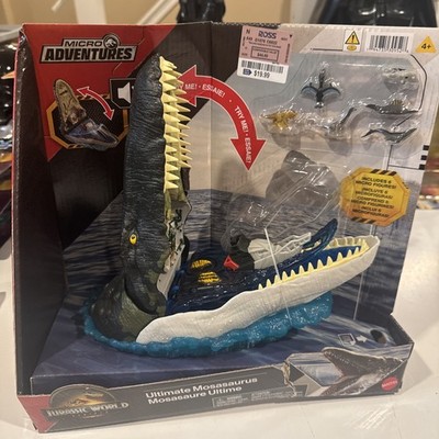 Jurassic World Rebirth Ultimate Mosasaurus Micro Adventures with Sound Gift