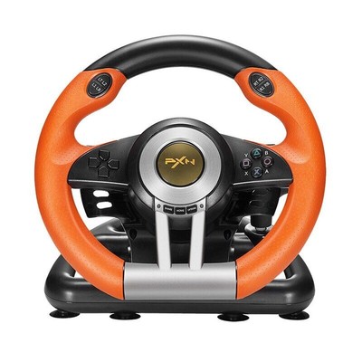 PXN-V3 Pro Orange Game Racing Steering Wheel Compatible with PC/PS3/4/CBOC ONE #