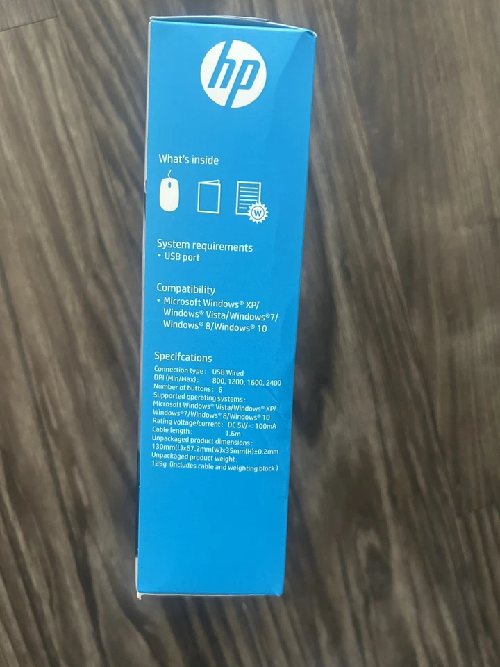 hp gaming mouse m270  Adjustable Up to 2400 DPI, 6 Buttons with Breathing Light - Image 3 of 4