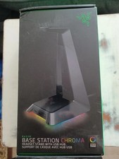 Razer Base Station Chroma V1 1st Gen Black USB 3.0 RC21-0119 Headphone Stand