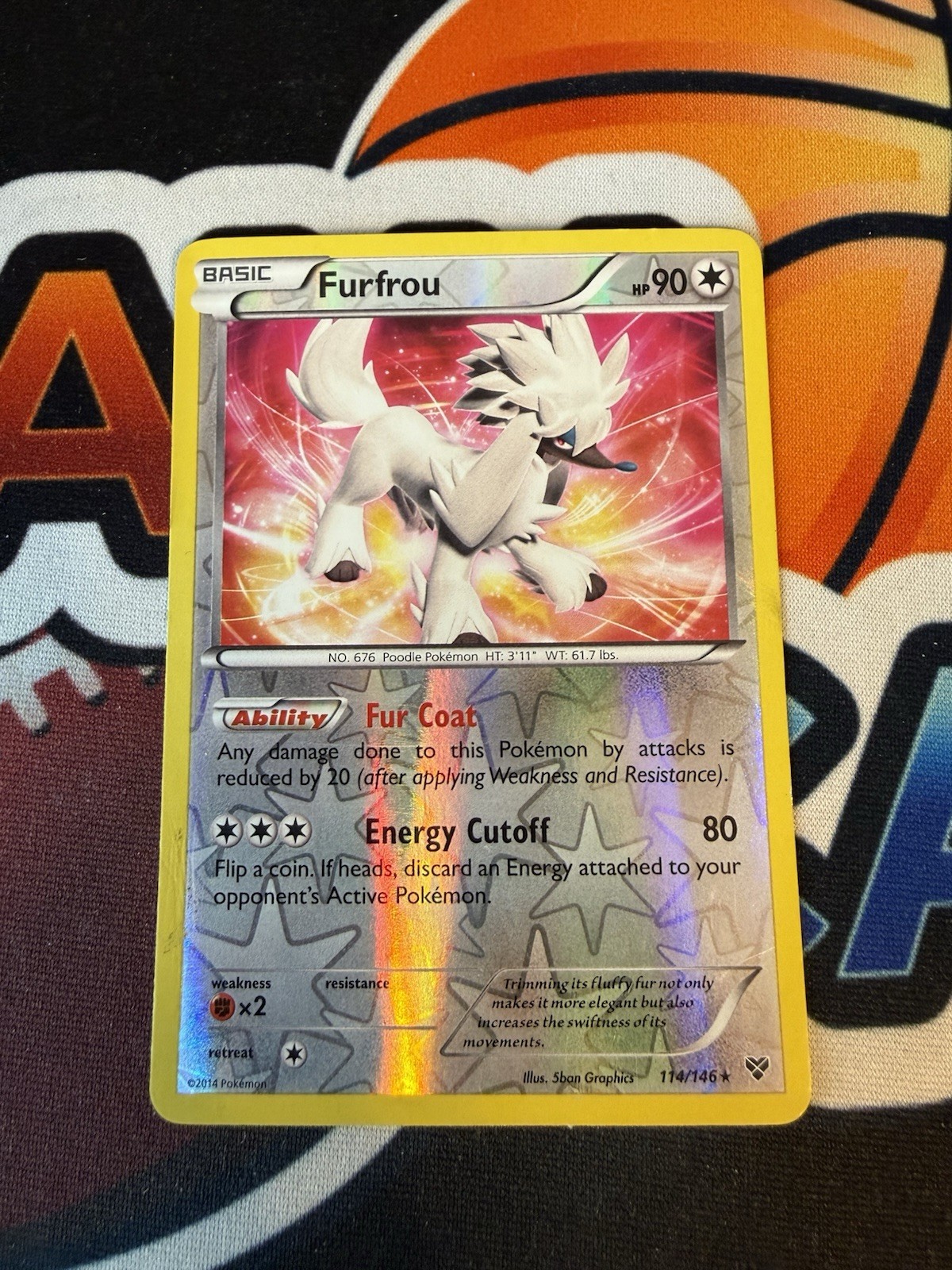Pokemon - Furfrou #114/146 - XY Base Set Reverse Holo
