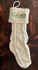 Caymus Vineyards Napa Winery Embroidered Christmas Holiday Stocking Brand New