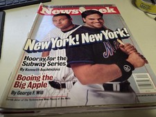 NEWSWEEK magazine Mike Piazza Derek Jeter Bill Clinton Al Gore Osama bin Laden