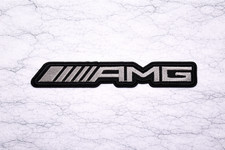 MERCEDES AMG AUTO EMBROIDERED IRON ON PATCH 1"X 4" FREE SHIPPING AND TRACKING
