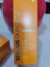 SERIOUS-C SKIN CARE C-EYE TREATMENT Large Size 1oz NIB Factory Sealed