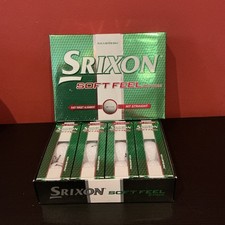 Srixon Soft Feel 12 Golf Ball Set - White brand new must see!