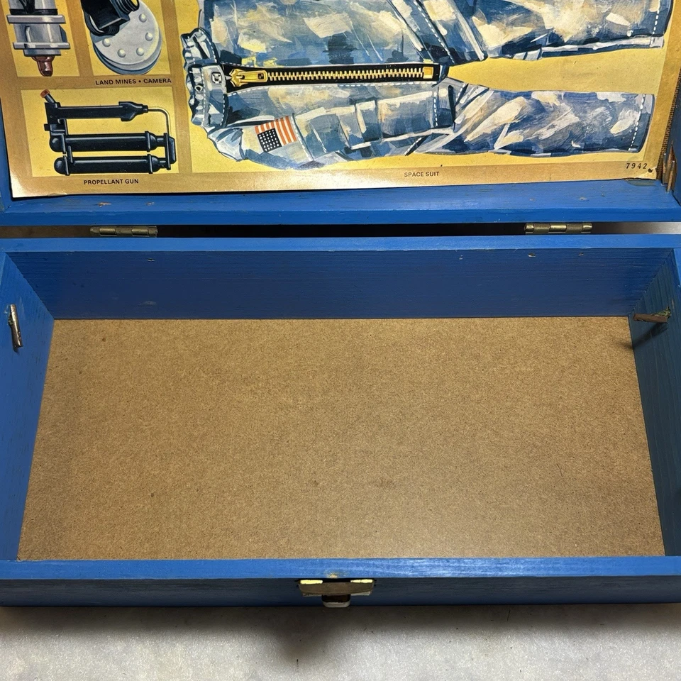 HASBRO G.I. Joe - "ASTRO LOCKER" #7942 Armario de pie con inserto - 1969 - Bonito Foto 4 de 4