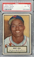 1952 Topps - Monty Irvin #26 (Black Back ) - PSA 6