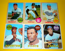 1968-'69 (EX/MT SHARP) 6 STARS FREGOSI-HARPER-HORTON-PETROCELLI-McNALLY-WYNN