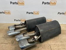 2005 Mercedes Cl55 Amg W215 Oem Rear Exhaust Muffler Pipe W Quad Tip Set