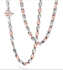BARAKA Men's GC222021RBAU600002 Nexus Collection Gold & Diamonds Chain Necklace