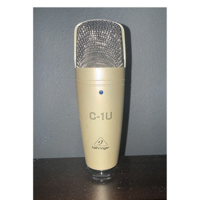 Behringer C-1U USB Condenser Microphone, Gold, Condenser Transducer Type