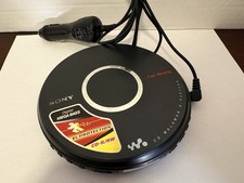 Sony CD Walkman Portable CD Player Car Ready Mega Bass Black D-EJ017CK TESTED