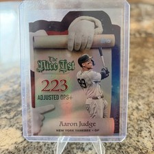 2025 Topps Holiday - Making the Nice List Aaron Judge #MNL-25