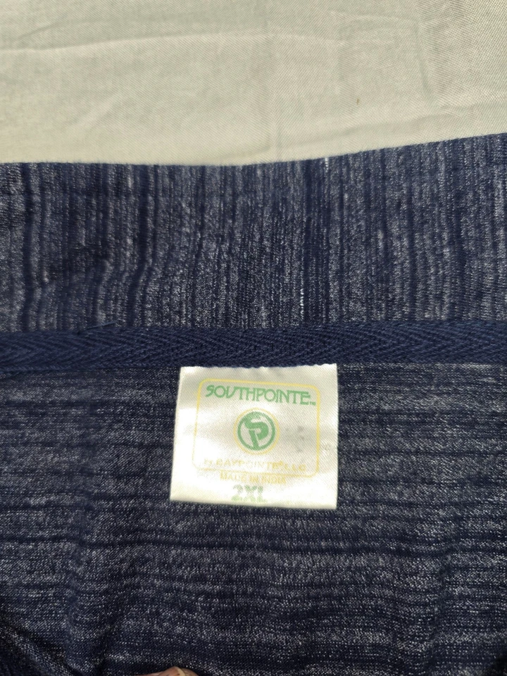 Мужской пуловер Southpointe 2XL Great Smoky Mountains темно-синий вересковый четверть квадратного ярда на молнии - Изображение 4 из 4