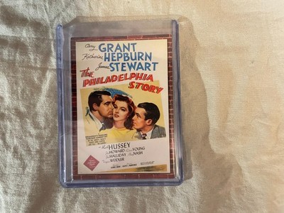 Cary Grant 2009 Americana Movie Poster Relic Material 315/500 Philadelphia Story