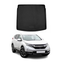 Kofferraummatte Kofferraumwanne FüR Honda CR-V 2018-2022 Gummi TPE Schwarz