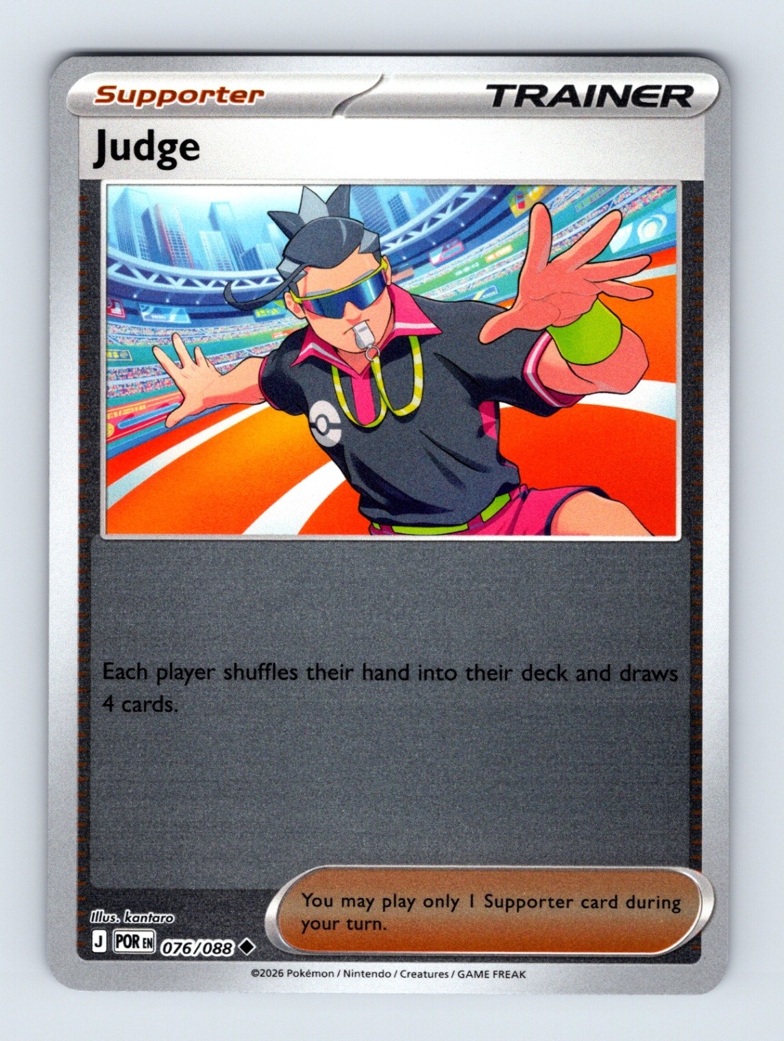 Judge - Perfect Order 076/088 - Reverse Holo - NM - Pokémon
