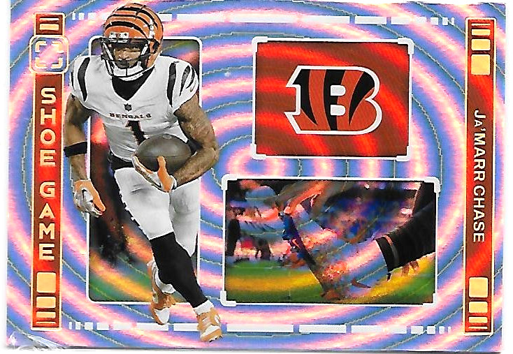 2024 PANINI PHOTOGENIC Ja’Marr Chase SG-JCH SHOE GAME HOLOFOIL PRIZM Case Hit SP