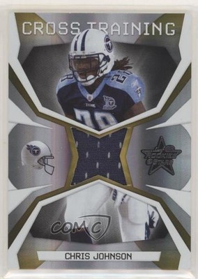 2008 Leaf Rookies & Stars Cross Training Materials 34/250 Chris Johnson RC 2u3