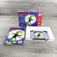 Gex 64: Enter the Gecko (Nintendo 64 N64) Complete w/ Protector