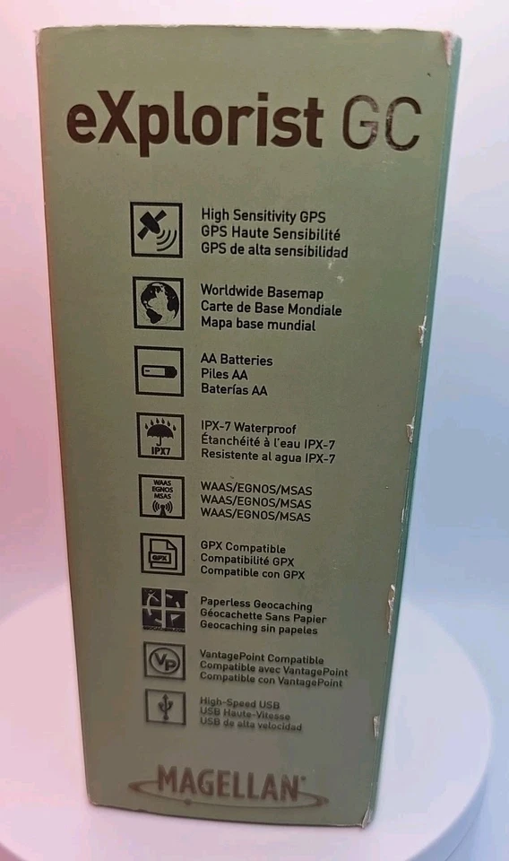 Magellan eXplorist GC Receiver GeocaChing GPS (CX0100SCXNA) Tested & Working - Image 2 of 4