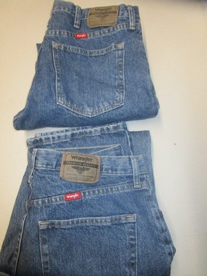 Wrangler Five Star Premium Denim Regular Fit Jean 2 Pair 33x30 34x29