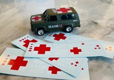 AFX AUTO WORLD Custom Chevy Blazer MASH 4077 Slot Car Decals