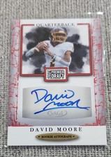 2021 Sage Premier Draft - Autographs David Moore #A199 Red (AU)
