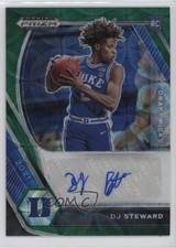 2021-22 Panini Prizm Draft Picks Choice Green 3/8 DJ Steward #DP-DJS Auto 5l1