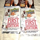 2007-08 Upper Deck Basketball Pack Lot Of 4 Sealed Packs 2008-09 First Edition  — photo 4