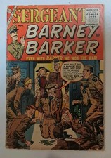 Sergeant Barney Barker #1 (Marvel Comics August 1956) GD Condition 