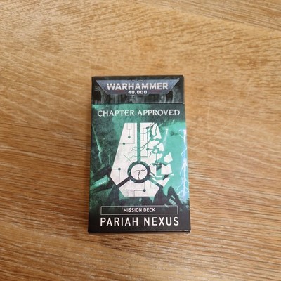 Chapter Approved Pariah Nexus Mission Deck New Games Workshop Warhammer40k Cards